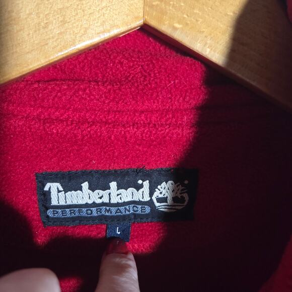 Vtg Timberland Performance Fleece Full Zip‎ Jacket Large Outdoor Workwear Street - Picture 4 of 6